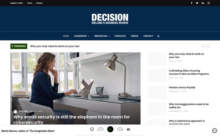 Screenshot of decisionireland.com