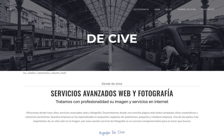 Screenshot ta' decive.es