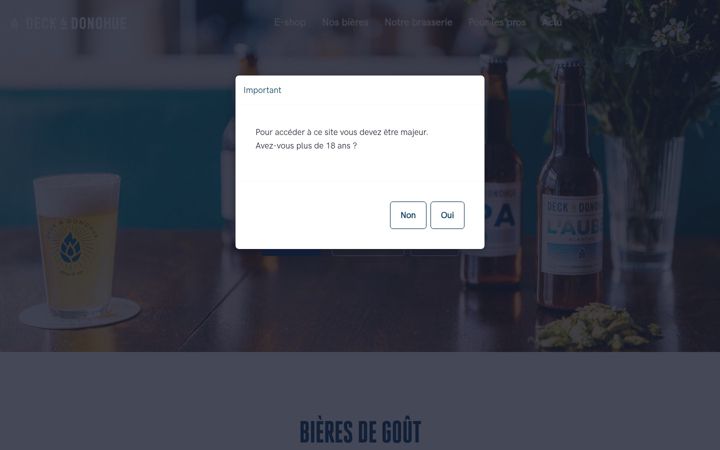 Screenshot of deck-donohue.com