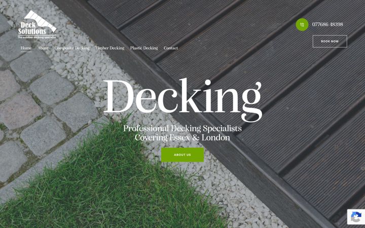 Screenshot of deck-solutions.uk
