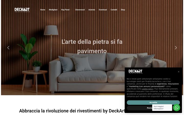 Screenshot of deckart.it