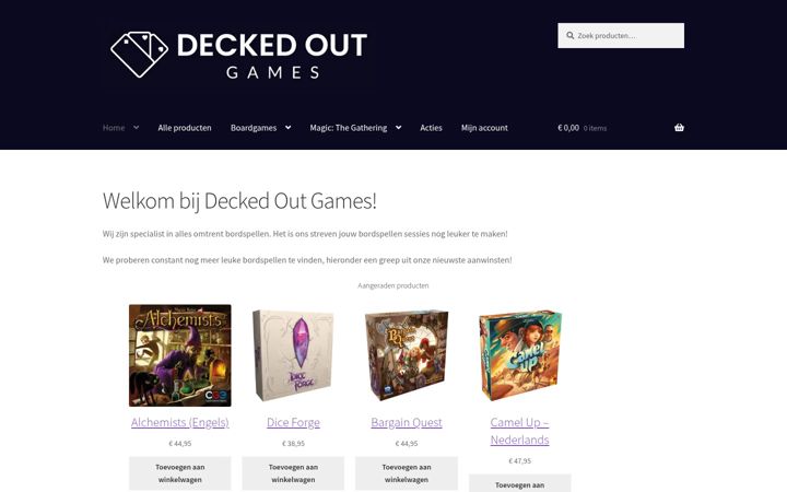 Screenshot of decked-out.nl