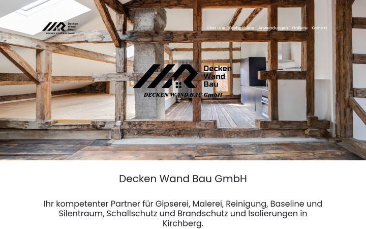 Screenshot of deckenwandbau.ch