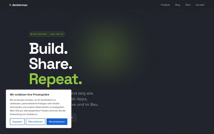 Screenshot of deckermax.com