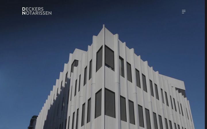 Screenshot of deckersnotarissen.be
