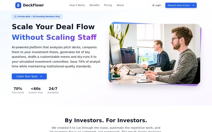 Screenshot of deckflowr.com