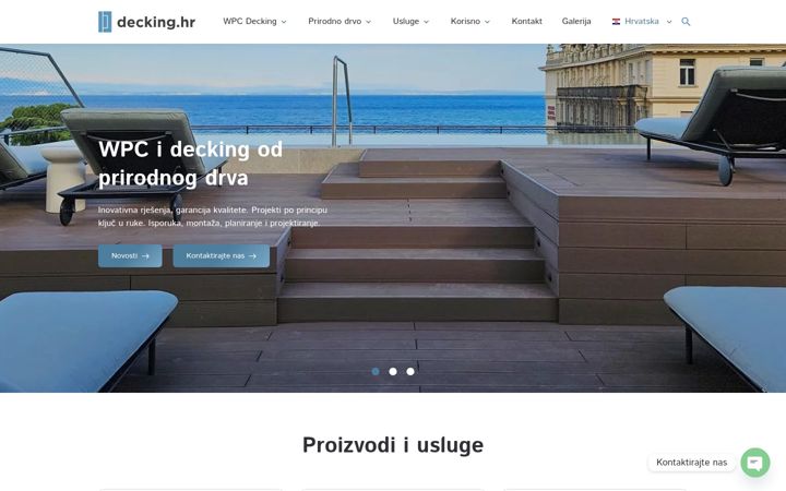 Snímek obrazovky decking.hr