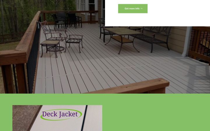 Screenshot of deckjacketfranchise.com