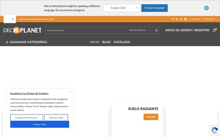 Screenshot of deckplanet.com