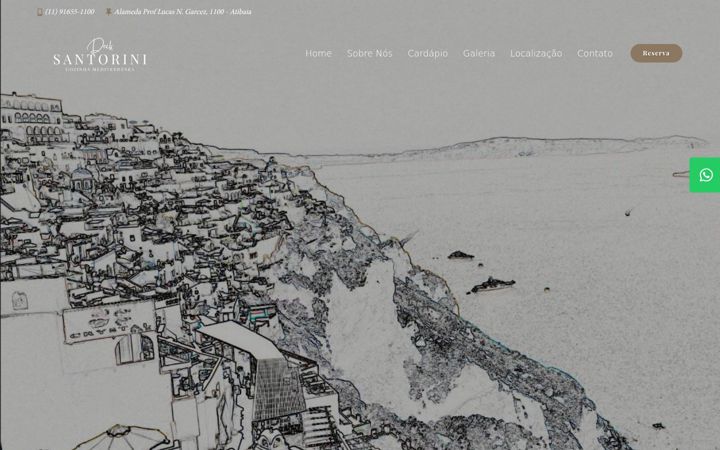 Screenshot stránky decksantorini.com.br