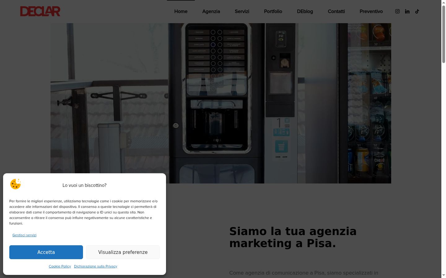 Zrzut ekranu banera zgody wyświetlanego przed jakąkolwiek interakcją