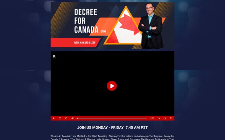 Screenshot of declarationchurch.com