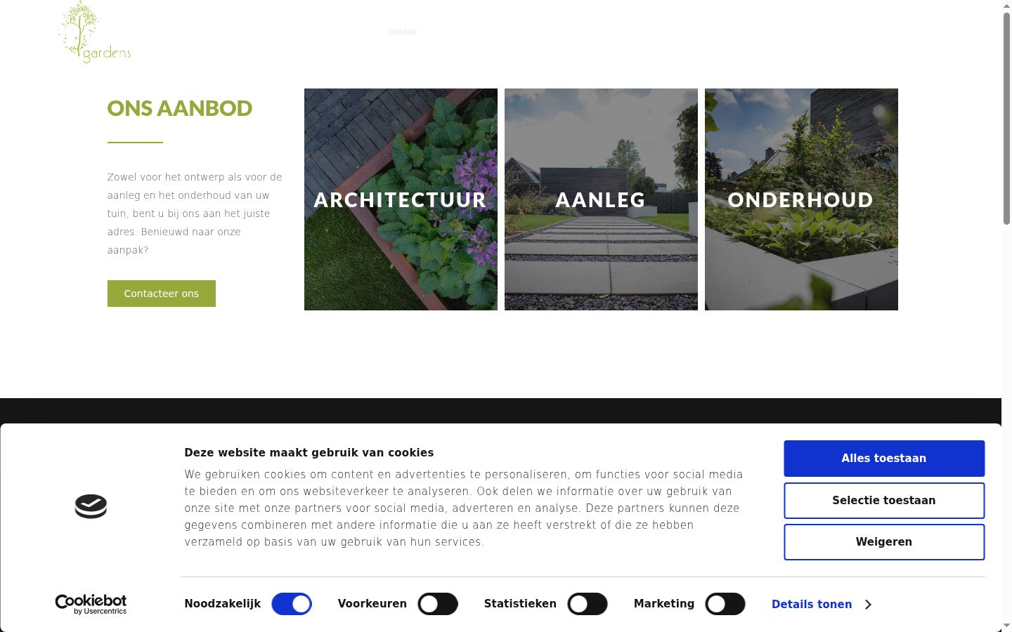 Screenshot tal-banner tal-kunsens muri qabel kwalunkwe interazzjoni