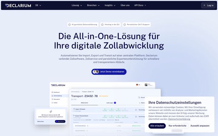 Screenshot of declarium.de