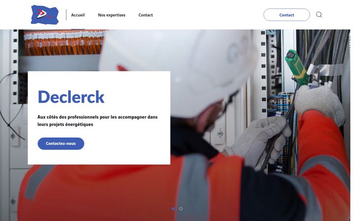 Screenshot ta' declerck-electricite.fr