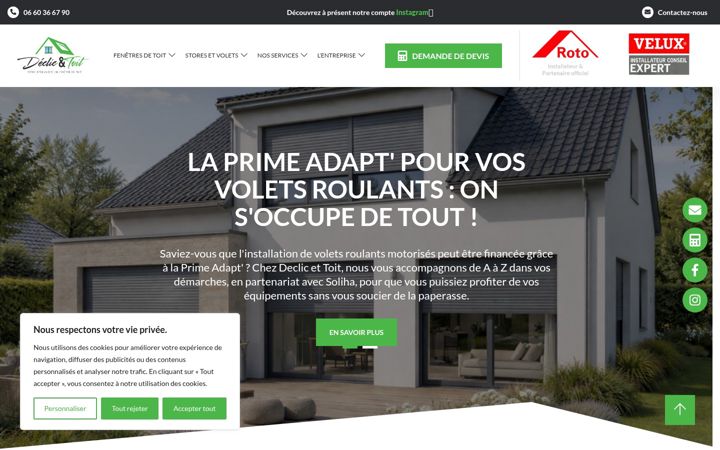 Screenshot di declic-fenetre-de-toit.fr