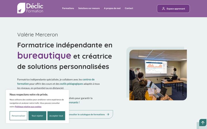 Screenshot di declic-formation-37.fr