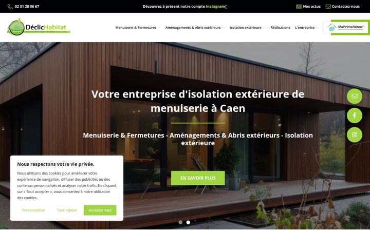 Screenshot di declic-habitat-isolation.fr