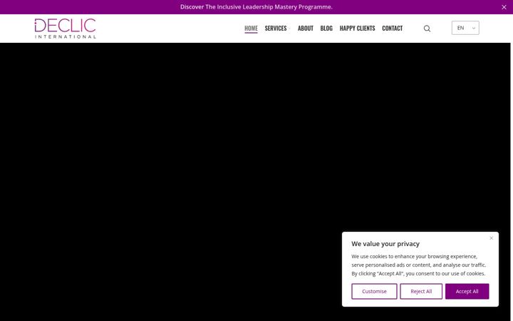 Screenshot of declicinternational.com