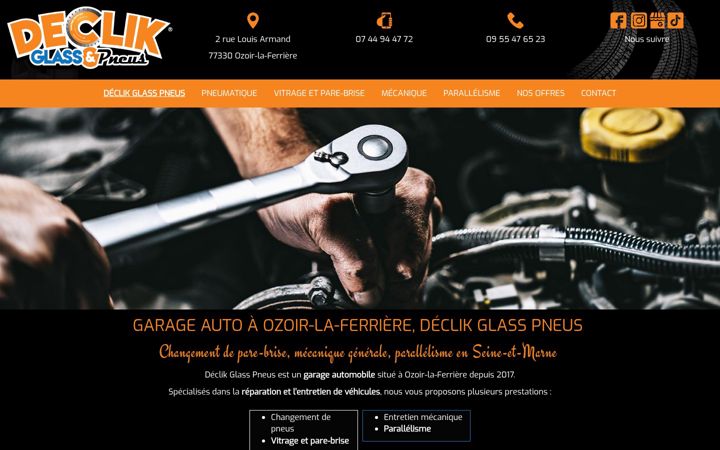 Screenshot di declik-glass-pneus.fr