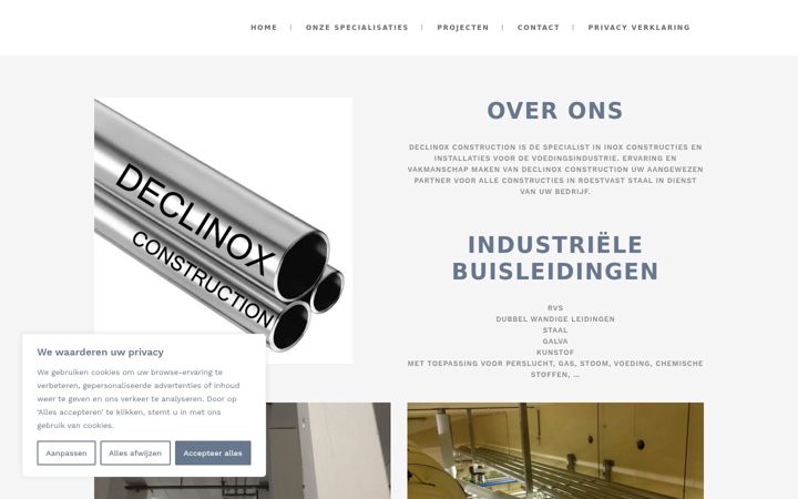 Screenshot of declinox.be