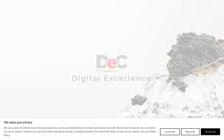 Screenshot of decmena.com