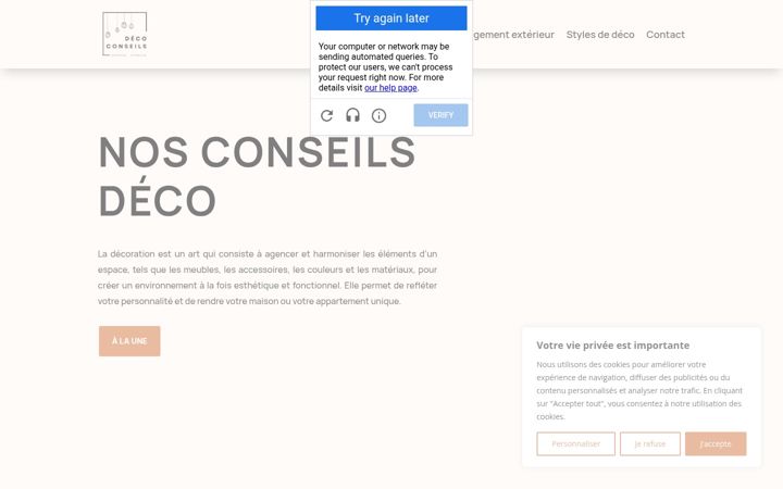 Screenshot of deco-conseils.com