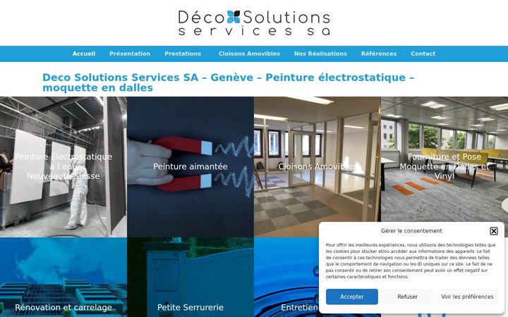 Screenshot of deco-netservices.ch