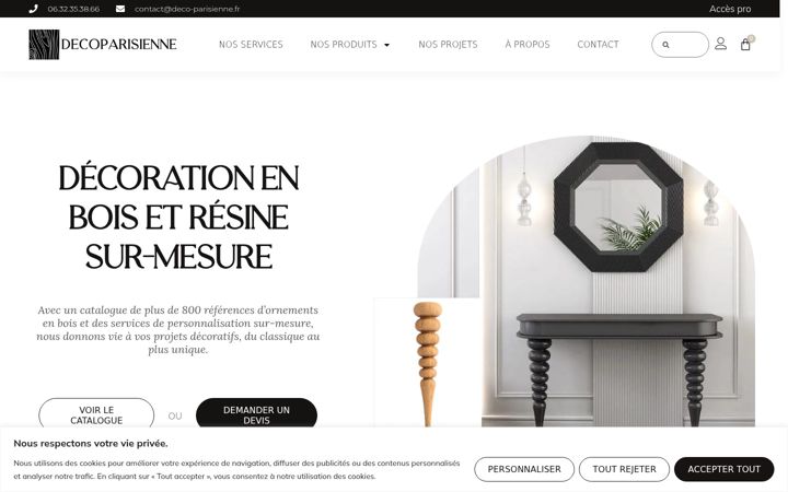 Skjámynd af deco-parisienne.fr