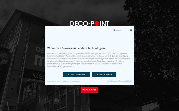Screenshot of deco-point-mayer.de