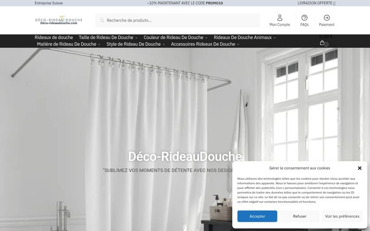 Screenshot of deco-rideaudouche.com