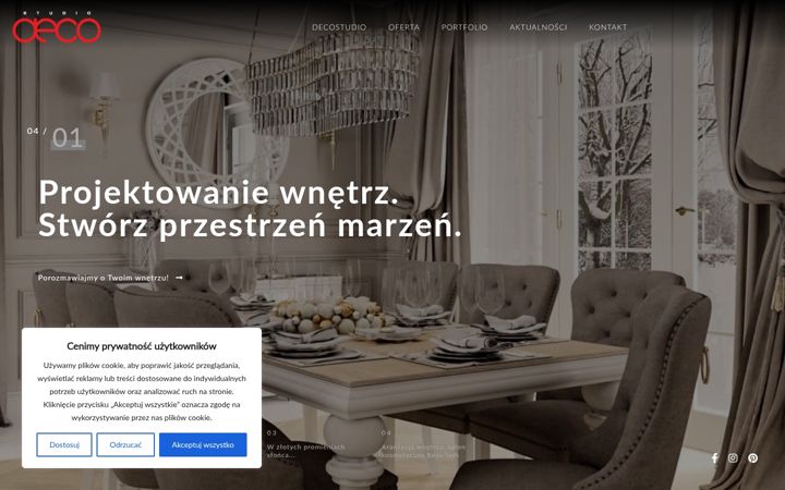 Screenshot von deco-studio.pl