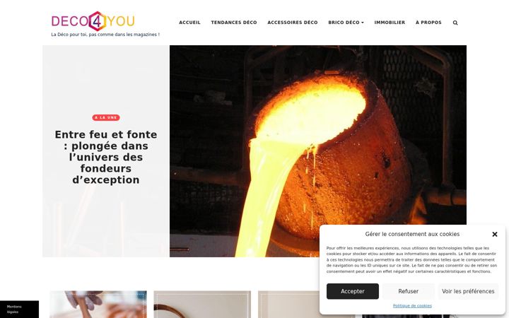 Skjámynd af deco4you.fr