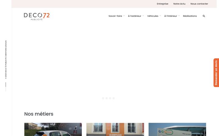 Screenshot of deco72.com