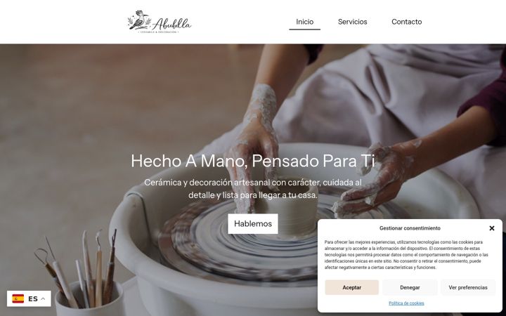 Screenshot of decoabubilla.com