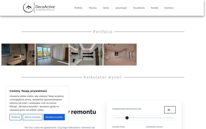 Skjámynd af decoactive.pl
