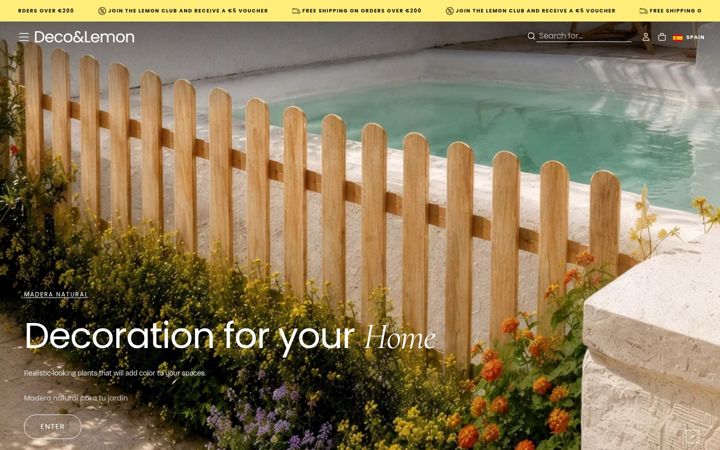Screenshot of decoandlemon.com