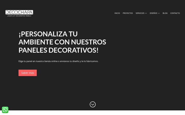 Snímek obrazovky decochapa.es