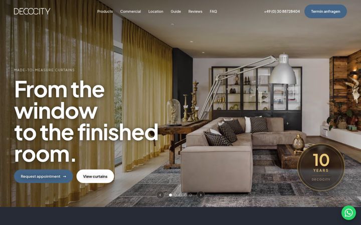 Screenshot of decocity.de