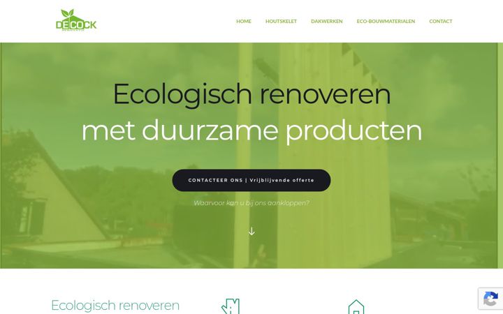 Screenshot of decock-renovatie.be