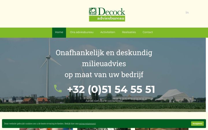 Screenshot of decockenco.be
