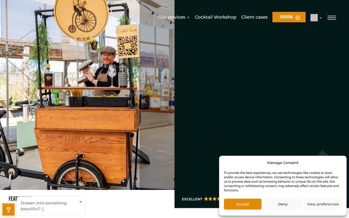 Screenshot of decocktailfiets.com