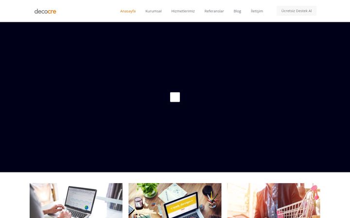 Snímek obrazovky decocre.com.tr