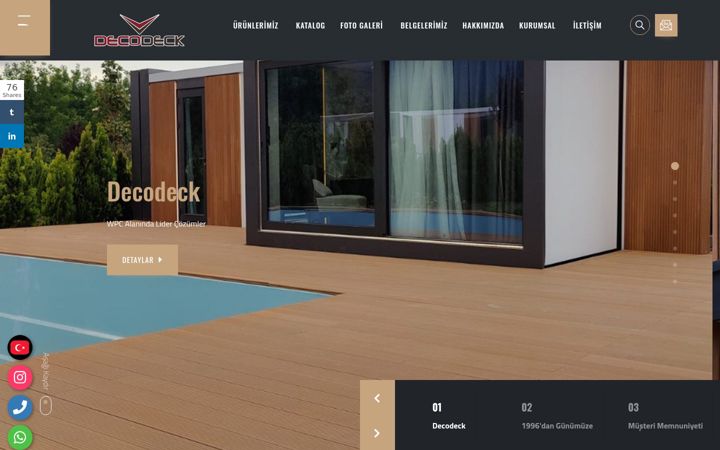 Snímek obrazovky decodeck.com.tr
