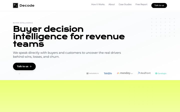 Screenshot of decodeinsights.com