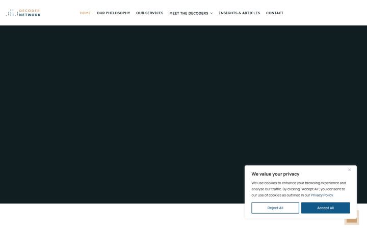 Captura de ecrã de decodernetwork.com.au