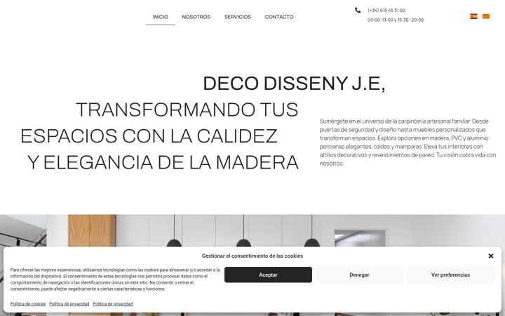 Screenshot of decodissenyje.com