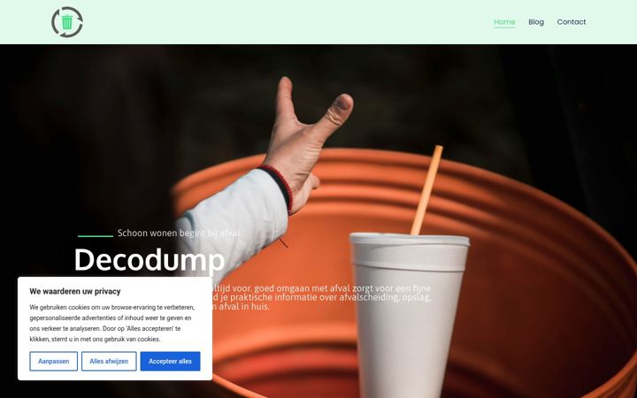 Screenshot of decodump.nl
