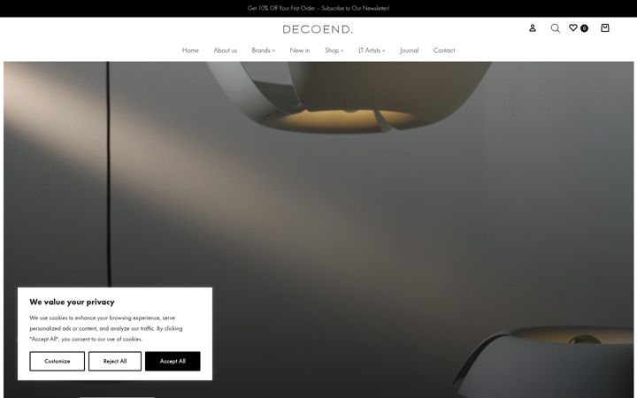Screenshot of decoend.com