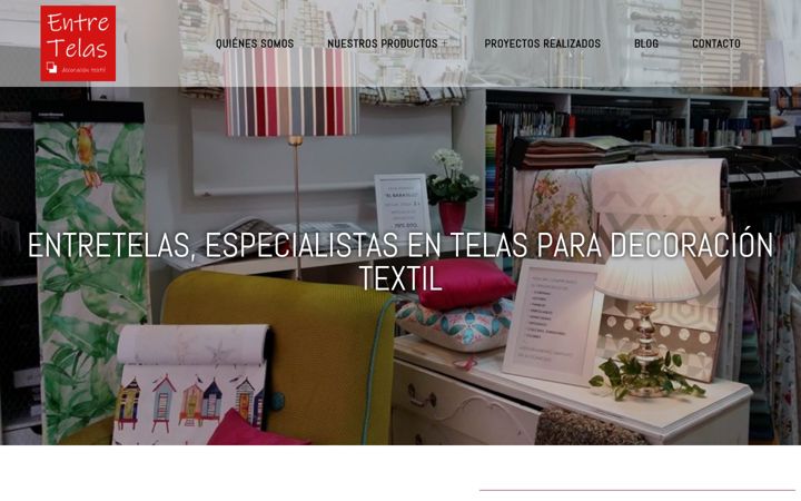 Snímek obrazovky decoentretelas.es